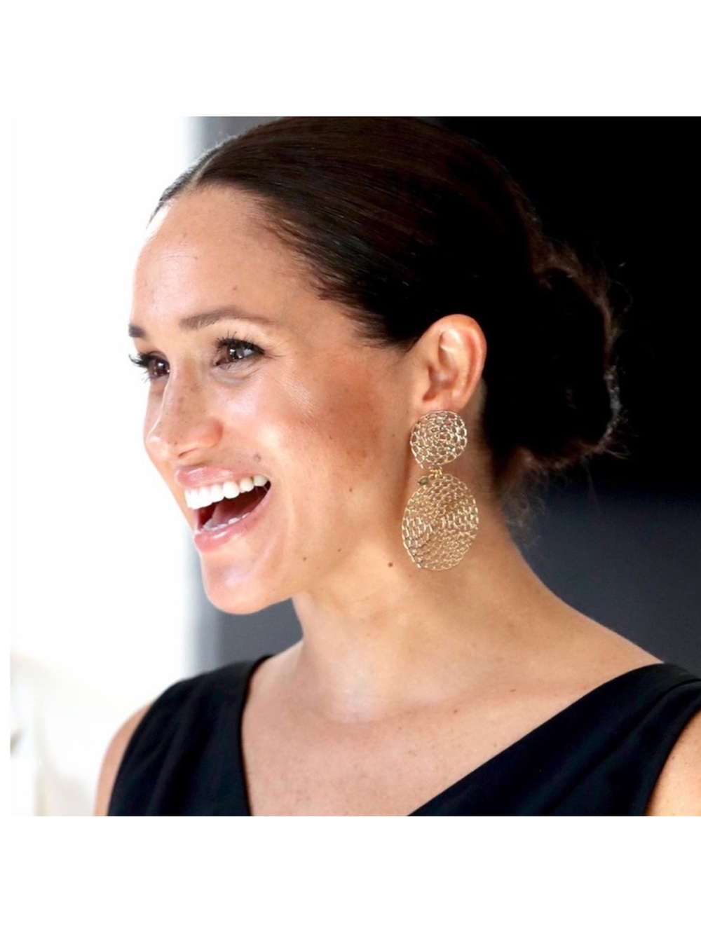 Gas Bijoux Onde Gourmets Dangle Earrings Pierced Meghan Markle NWT New In Box